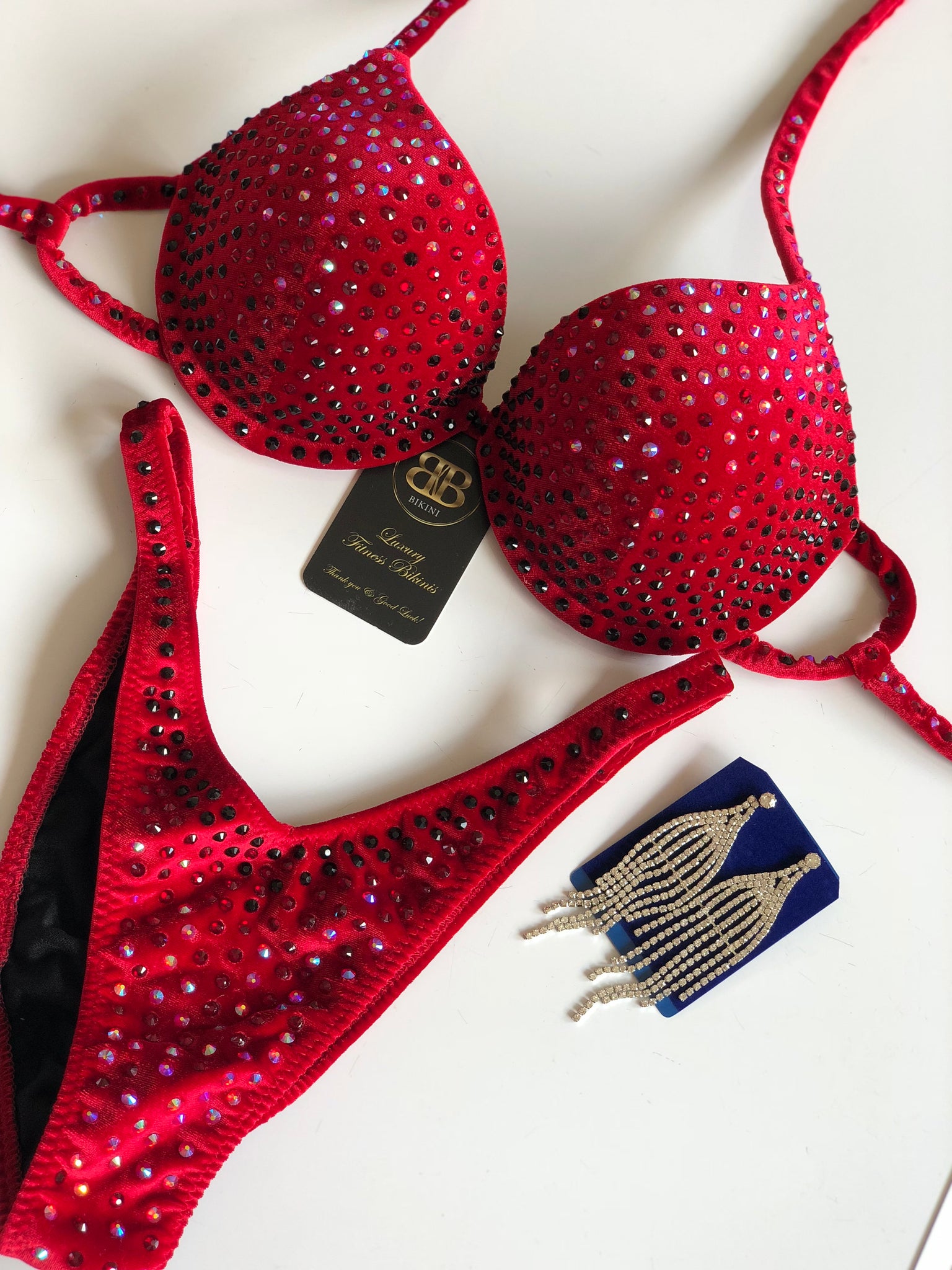 Red Velvet Black & Siam (22) competition bikini